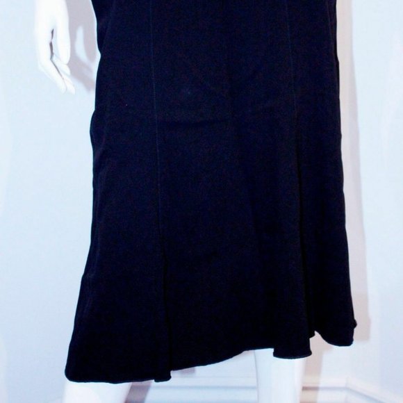 PRADA ITALY Leather Strip Corolla SKIRT Welt SEAMS - Picture 5 of 5